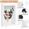 White Wooden 3D Picture Frame, 3D Shadow Box A4, Deep