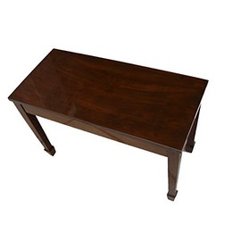 Walnut Wood Top Grand Piano Bench Stool with Music Storage