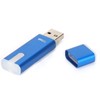 USB Drive Portable Blue U Disk Large Storage Stick with