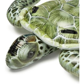 Unbranded Realistic Sea Turtle Inflatable Pool Float: Animal Pool Toy for Kids –Heavy-Duty
