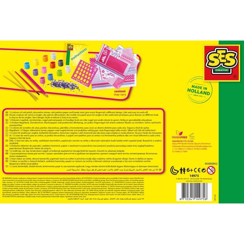SES Creative 14975 Decorate Your Nails, Mixed