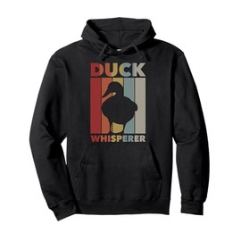 Retro Duck Water Bird - Vintage Duck Whisperer Pullover Hoodie