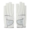 St Andrews 042-5985254 031_White x Silver SS (17-18cm) Women's Gloves