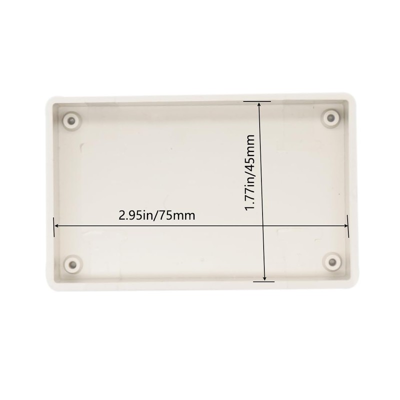 Zulkit 5Pcs Project Boxes ABS Plastic Electrical Project Power Case