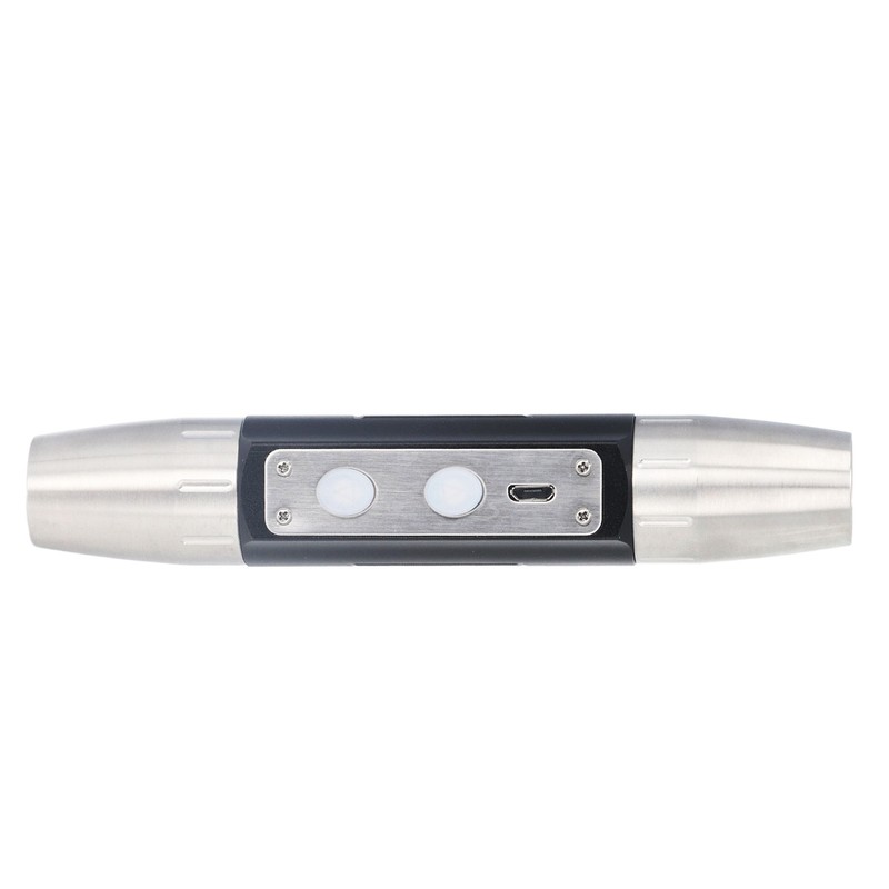 Identification Flashlight Super Bright USB Rechargeable Quad LEDs Portable Jade