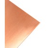 QWORK® 2 Pack 99.9% Pure Copper Metal Sheet Plate, 1mm