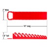 Ernst Manufacturing 5076-Red Gripper Stubby Wrench Organizer, 11 Tool, Red