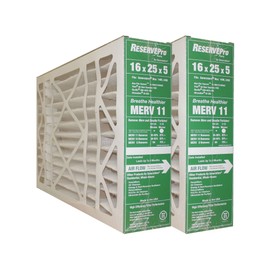 GeneralAire # 4541 MERV 11 for # GF 4511 ReservePro 16x25x5 furnace filter, Actual Size:15 5/8" x 24 3/16" x 4 15/16" Case of 2 Filters - MEASURE CAREFULLY BEFORE ORDERING !