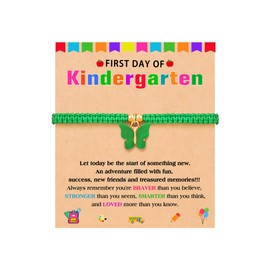 Kidbbi Back to School First Day of Kindergarten Bracelet First Day of School Bracelets Back to School Gifts