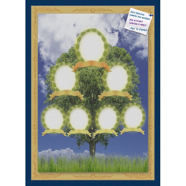 PinPix Decorative pin Cork Bulletin Board Made from Canvas, Homegrown