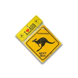 I Love Aus Australian Kangaroo Road Sign Small