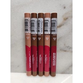 L'Oreal Paris Lot Of 5- Loreal Infallible Matte Lip Crayon Lip Stick #504- TOFFEE