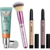 IT Cosmetics CC+ Cream Natural Matte SPF40 4-Piece Collection:_Tan Cool