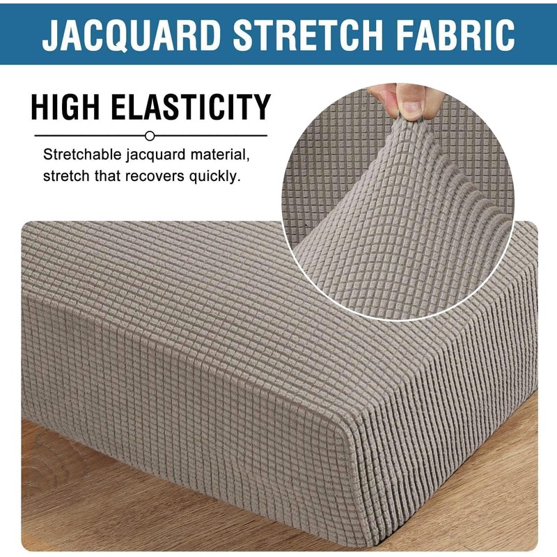 H.VERSAILTEX Super Stretch Individual Seat Cushion Covers - Sofa &