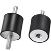 V geby 4pcs M6 20*15mm Anti-Vibration Rubber Mount Isolator Mount
