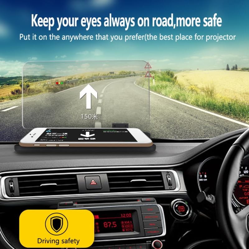 Housoutil Smartphone Navigation Holder Car Navigation Head Up Display GPS