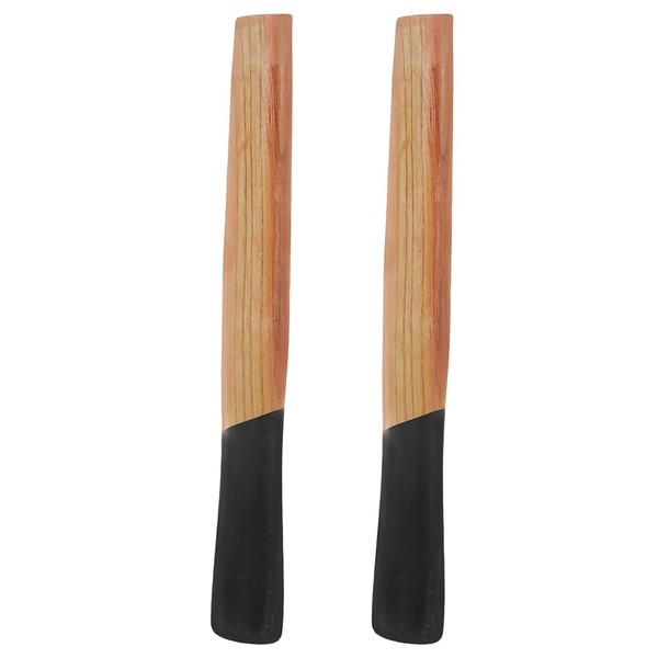Mobestech 2pcs Hammer Handle Replacement Wooden Hammer Handle for Easy