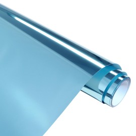 HTVSTD Lake Blue Metallic HTV Heat Transfer Vinyl 12×8ft Iron on Vinyl