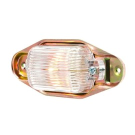 United Pacific 111106 License Plate Light for 1967-1986 Chevy & GMC Trucks, Direct Replacement, OE Style Lens, Pre-Installed 1156 Bulb – ONE Unit