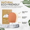 Mirak Naturals 3 Deep Exfoliating Mitts Body Scrub for Soft