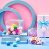 siawadeky Transparent Acrylic Box Set of 2 with Lids, Candy