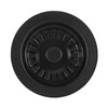 Ruvati Kitchen Sink Basket Strainer Drain Assembly - Matte Black