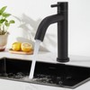 Bathroom Sink Faucet Stainless Steel Modern Single Handle Single Hole
