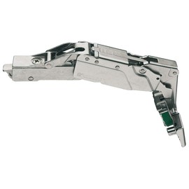 Gedotec H10254 Kitchen Hinge Wide Angle Pot Hinge with Damping - Grass Tiomos Tool-free | Wide Angle Hinge 160° Corner Stop | Made in Germany | 1 Piece - Furniture Hinge with Mounting Plate