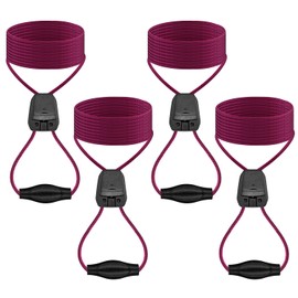 UamGlsob 2 Pairs Thin Shoe Laces Kit for Shoes,1/16"(1.5mm) Original No Tie Shoelace Quick Locking System Replacement Laces for Ski Shoes (2 Pairs Purple)