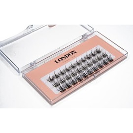 London Lash Co Wispy – Soft and Textured Volume Eyelash Extensions | Lightweight C Curl & D Curl Lash Trays for Professional Lash Artists | Black, Mixed Lengths (C Curl)