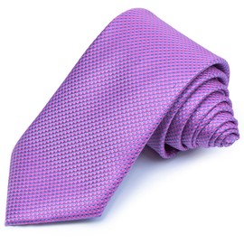 Solid Pink Ties for Men Polka Dot Neckties,Premium Classic 3.15"（8cm）Fashion Neck tie for Party Business and Wedding