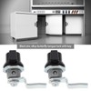 eMagTech 2 Set Zinc Alloy Quarter Turn with Keys Cut