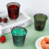 50 Pcs Disposable Stemless Glasses, 12 Oz Drinking Cups, Black