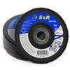 S&R Flap Sanding Discs Set of 5 for Angle Grinder