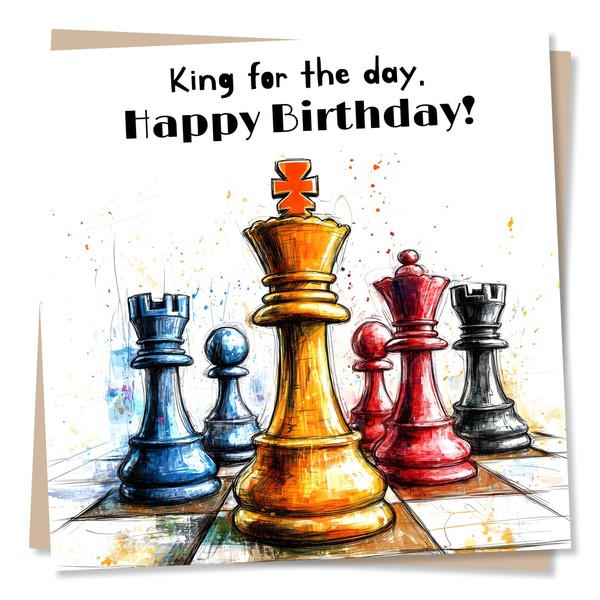 Nokular Happy Birthday to a Special Someone - Chess Lover,