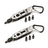 Mini Keychain Multitool for Travel – Stainless Steel Screwdriver, Hex