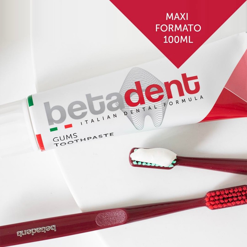 Betadent Set of 2 Toothpastes for sensitive, inflamed and irritated