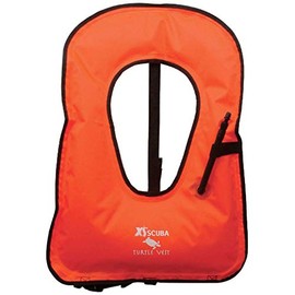 XS Scuba Turtle Snorkeling Vest, Orange - Adult