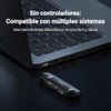 JESWO 3 en 1 Lector de Tarjetas SD, Aluminum Adaptador