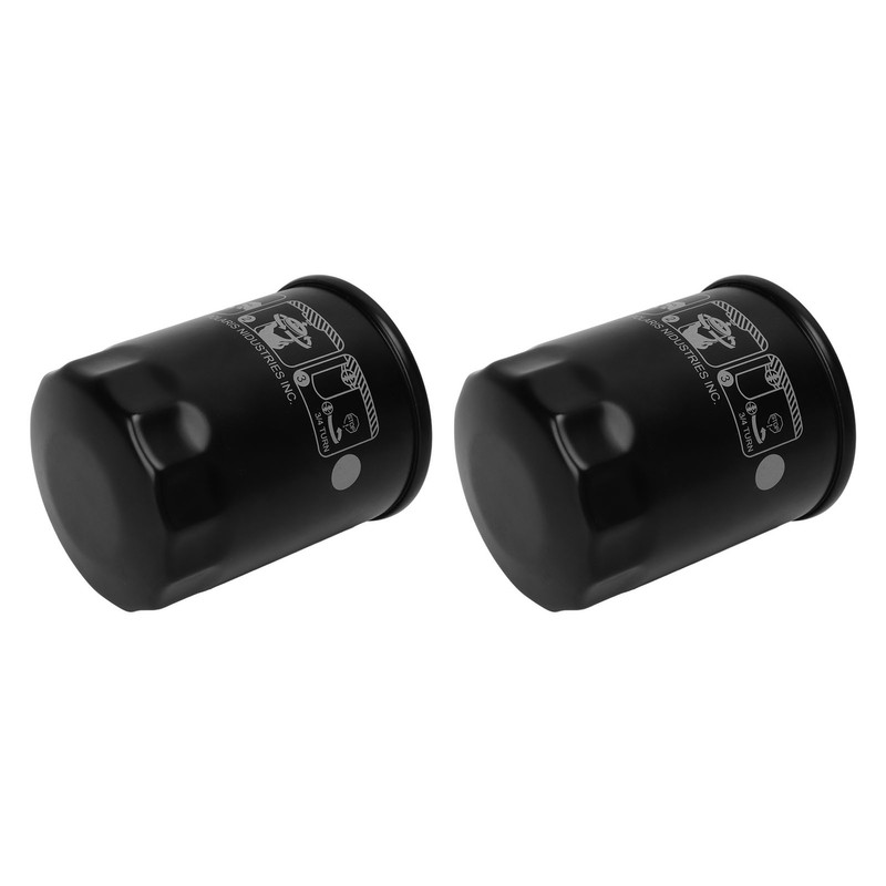 2PCS Oil Filter 2540086 Oil Cleaner Steel Cylindrical Replacement for