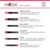 MODA Neon Pink 6pc Eye Kit – Vibrant Vegan Makeup