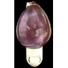 Seashell Night Light Purple Top Tiger Cowrie Beach Decor w.