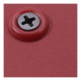 Colored Nylon Finishing Washers - (Blood Red) - (50 Pack) - (0.530 Inch Diameter) Round Top - for KYDEX Holsters, Auto Trim, Art Projects, Home Improvement