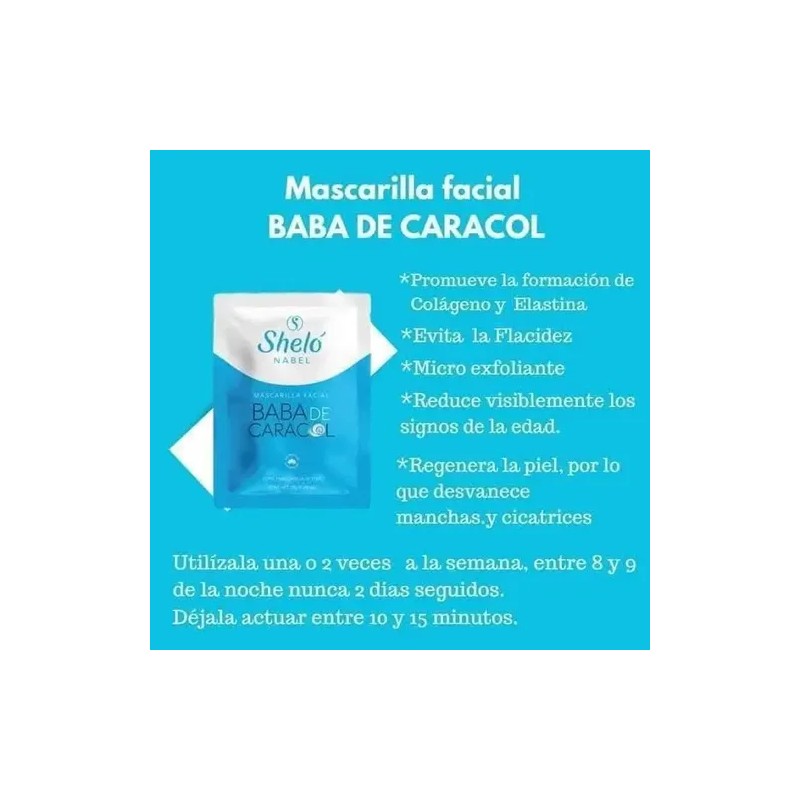Mascarilla De Baba De Caracol