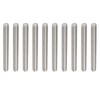 Rebower 10pcs Full Thread Rod 304 Stainless Steel Rod Bar