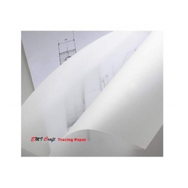 EMI Craft Skizzenrolle 40g/m² 33 cm x 20 m, Transparente Skizzierrolle 0,33 x 20m 40/45 g/qm