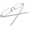 k-eines 42003 Sunglasses, Visible Light Dimming, Fashionable, Oval Underrim, Unisex,