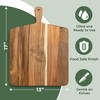 Acacia Wood Cutting Board and Chopping Board with Handle for