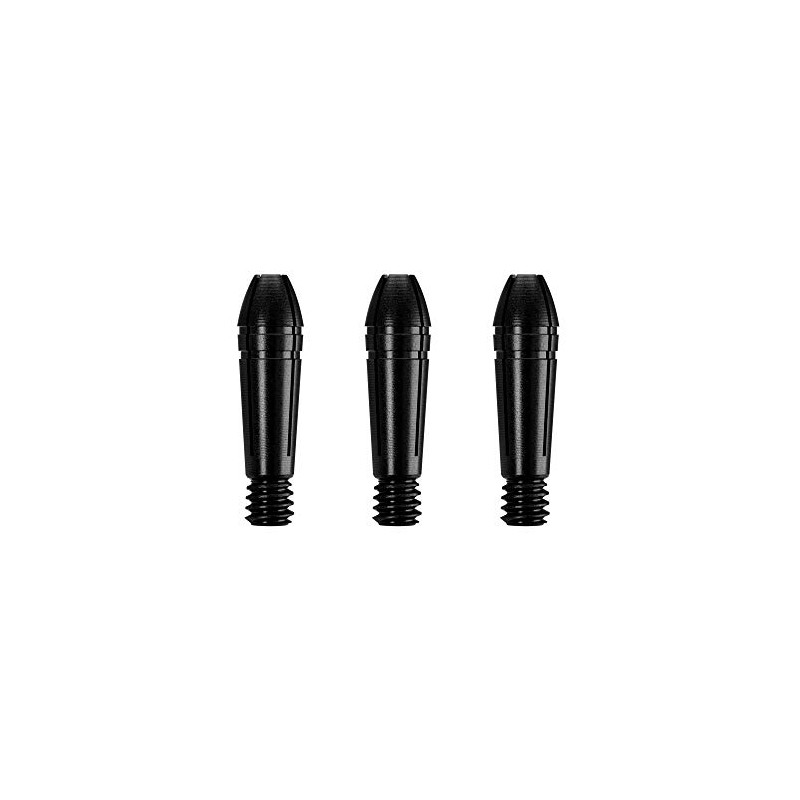 Mission Titan Fox Dart Shafts Titanium Aluminum Tops (Black, 3