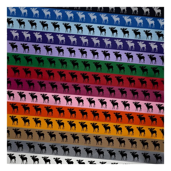 Moose Solid Satin Ribbon for Bows Gift Wrapping DIY Craft